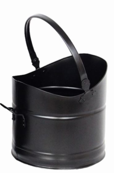BrassWorld – Coal Bucket Heavy Duty Plain 18″ – Black