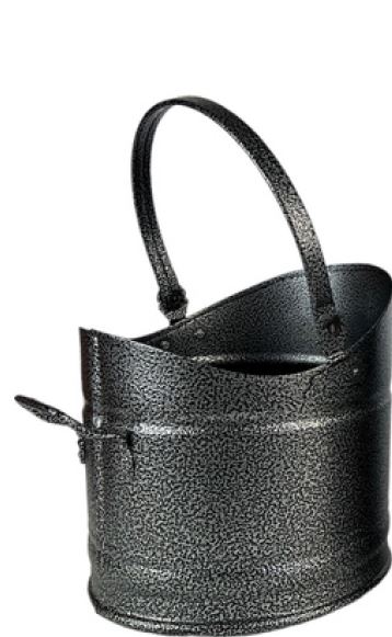 BrassWorld – Coal Bucket Heavy Duty Plain 16″ – Pewter