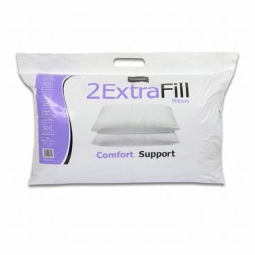 PILLOW EXTRA FILL COMFORT 41X66CM 2PK