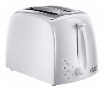 TOASTER R/H TEXTURES WHITE 2 SLICE