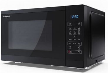 MICROWAVE DIGITAL SHARP BLACK 900W 25L