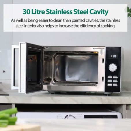 Statesman  - Digital Combination Microwave Stainless 900w 30l - Image 2