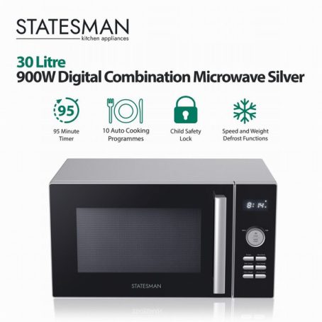 Statesman  - Digital Combination Microwave Stainless 900w 30l - Image 3