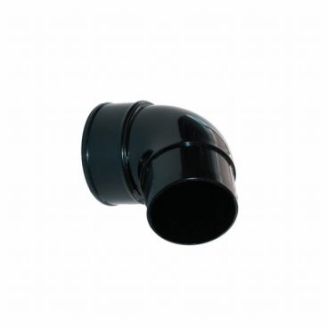 GUTTER OFFSET BEND 68MM BLACK