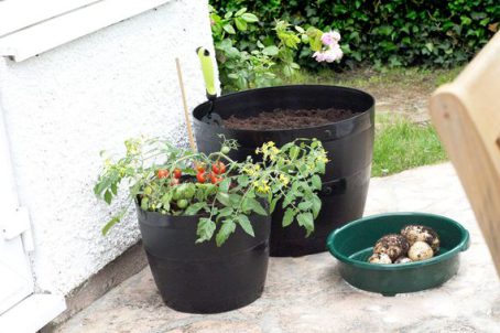 WHITEFURZE BARREL PLANTER 34CM (2 FOR £8) - Image 2