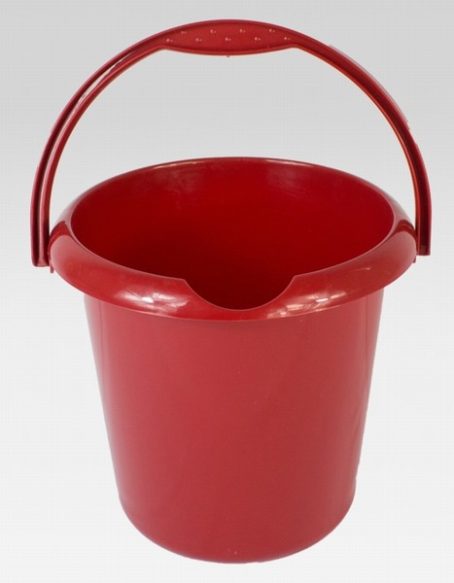 BUCKET 5L GLITTER RED