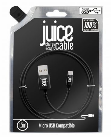 JUICE USB MICRO USB CABLE 2M BLACK