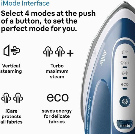 Braun CareStyle Compact Pro IS2565BL Pressurised Steam Generator - Image 2