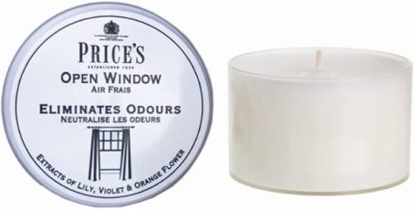 PRICES SCENTED CANDLE TIN OPEN WINDOW 45H