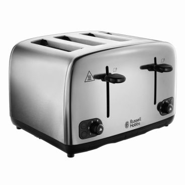 TOASTER R/H ADVENTURE 4 SLICE BRUSHED S/S