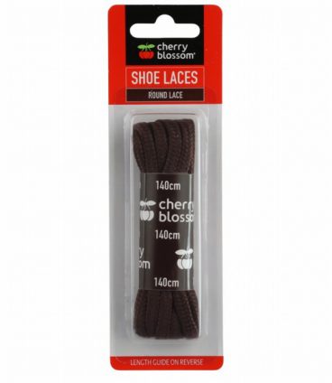 SHOE LACES BROWN ROUND 140CM