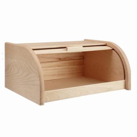 BEECHWOOD BREAD BIN ROLL TOP STOW - Image 2