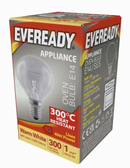 Eveready - Oven Bulb - 40W SES