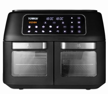 TOWER AIR FRYER VORTX 11L DUAL OVEN