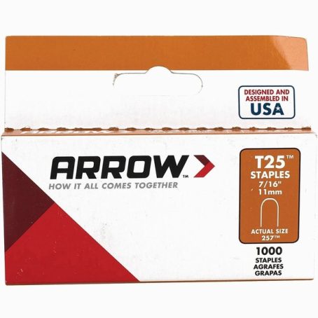 ARROW T25 STAPLES 11MM (7/16")