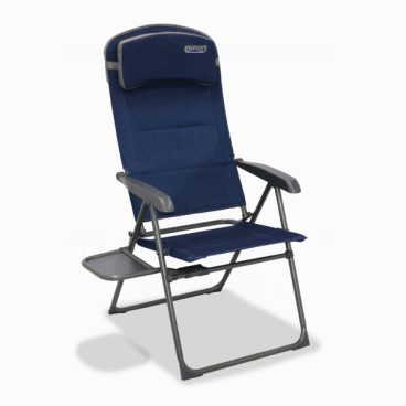 Quest – Ragley Pro Recline Chair W/Table in Navy/Grey