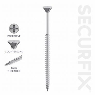 SCREW PICARDY C/S TWIN 10 X 4″ BOX100