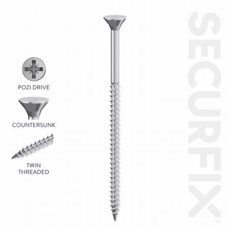 SCREW PICARDY C/S TWIN 12 X 2IN BOX100