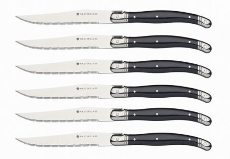 STEAK KNIFE SET S/S 6PIECE MASTERCLASS