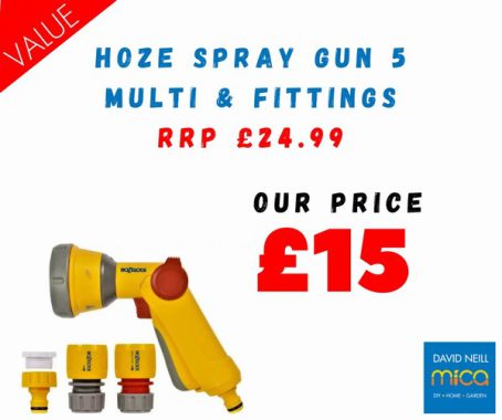 HOZE SPRAY GUN 5 MULTI & FITTINGS (PROMO) - Image 2