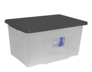 STORAGE CRATE & LID 50L TML