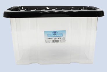 STORAGE CRATE & LID 24L TML