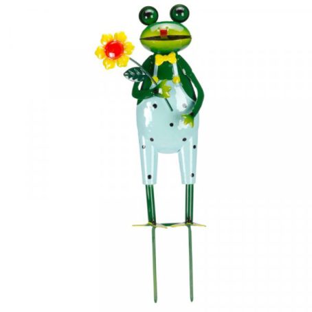 FIGURINES GARDEN FUNKY FUN FROG - Image 3