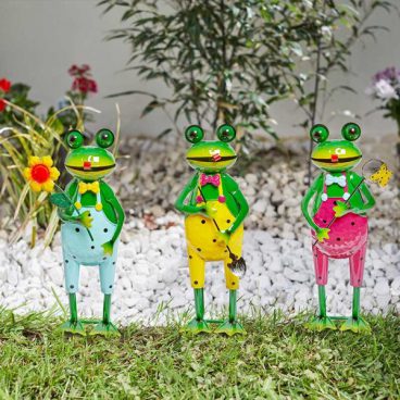FIGURINES GARDEN FUNKY FUN FROG