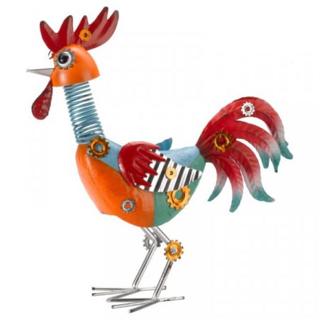 FIGURINES GARDEN FUNKY ROOSTER - Image 2