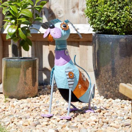 FIGURINES GARDEN FUNKY POOCH DOG