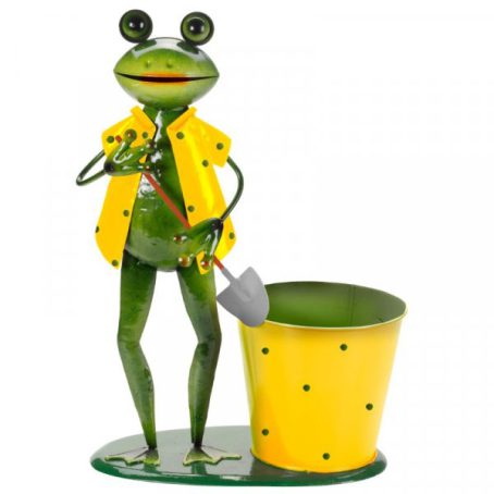 FIGURINES GARDEN FROG POT PET - Image 2