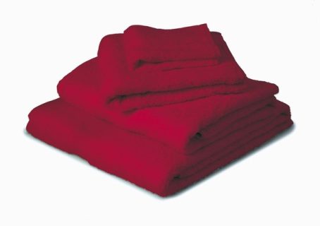 TOWEL PREMIER BATH RED 130X70CM