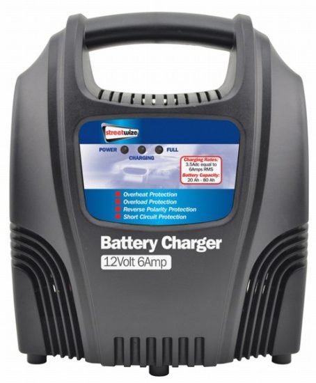 BATTERY CHARGER 6A 12V
