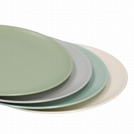 Colourworks Classics Melamine Plates, Set of 4