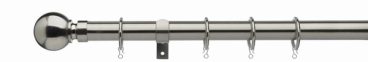 Universal Bay Pole Kit 300cm Satin Steel