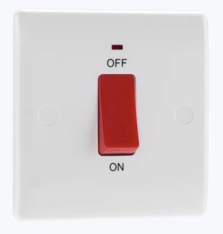 Murpack - Cooker Outlet Plate - 45Amp