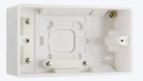 Pattress Surface Box - 2 Gang 50mm