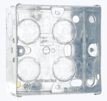 BG  Metal Switch Box – 1 Gang 35mm