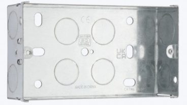 BG Metal Switch Box – 2 Gang 35mm