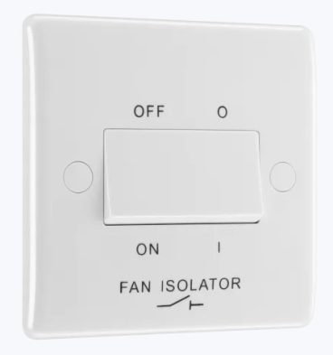 ISOLATOR FAN WHITE BG
