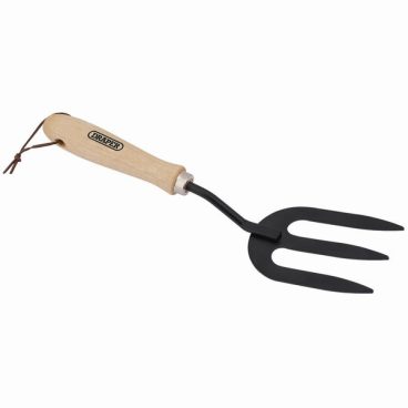 CARBON STEEL WEEDING FORK WITH HARDWOOD HANDLE
