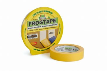 MASKING TAPE FROG DELICATE YELLOW 24MM