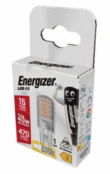 BULB LED G9 4W WARM 470 LUMEN NON DIMMABLE SINGLE