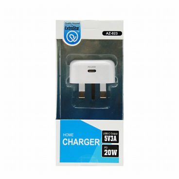 Extrastar Type C Home Plug Charger White 20w