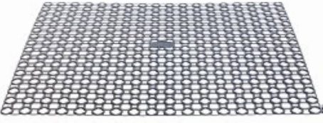 DRAINER DRAINING MAT SILVER