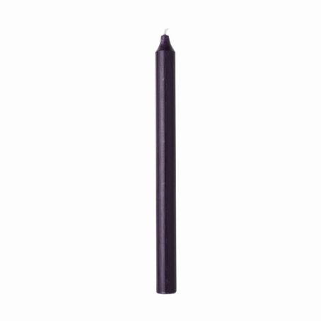 CANDLE CIDEX RUSTIC 29CM DARK PURPLE