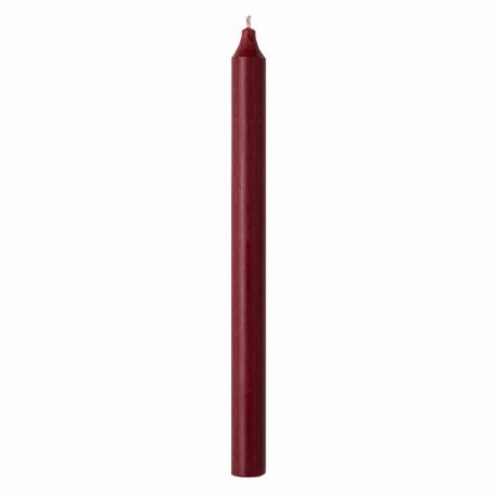 CANDLE CIDEX RUSTIC 29CM BORDEAUX