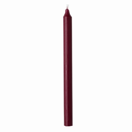 CANDLE CIDEX RUSTIC 29CM PLUM
