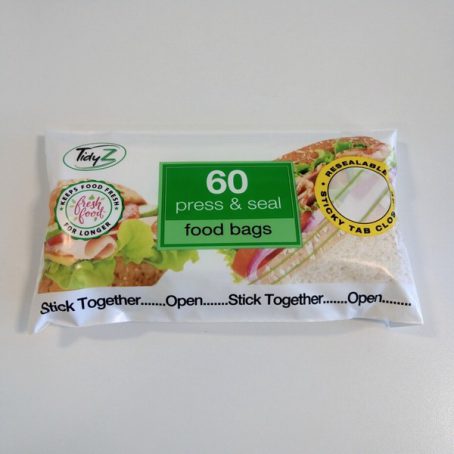 FOOD BAGS FREEZER BAGS PRESS & SEAL PK60