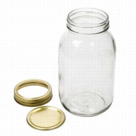 KitchenCraft - Screw Top Mason Preserving Jar - 1L